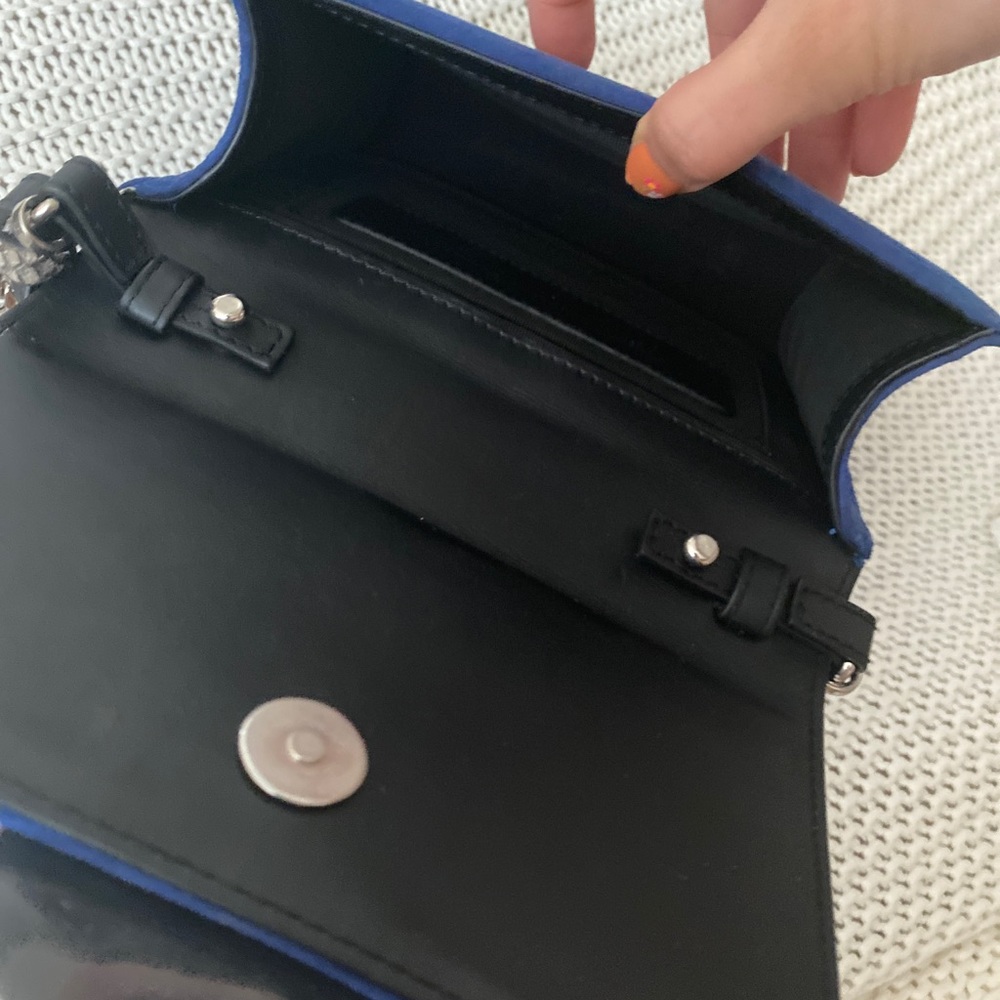 Giuseppe Zanotti 3 ways Suede Leather purse - Picture 9 of 15